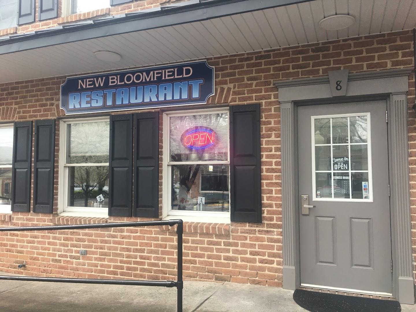 New Bloomfield restaurant Menu