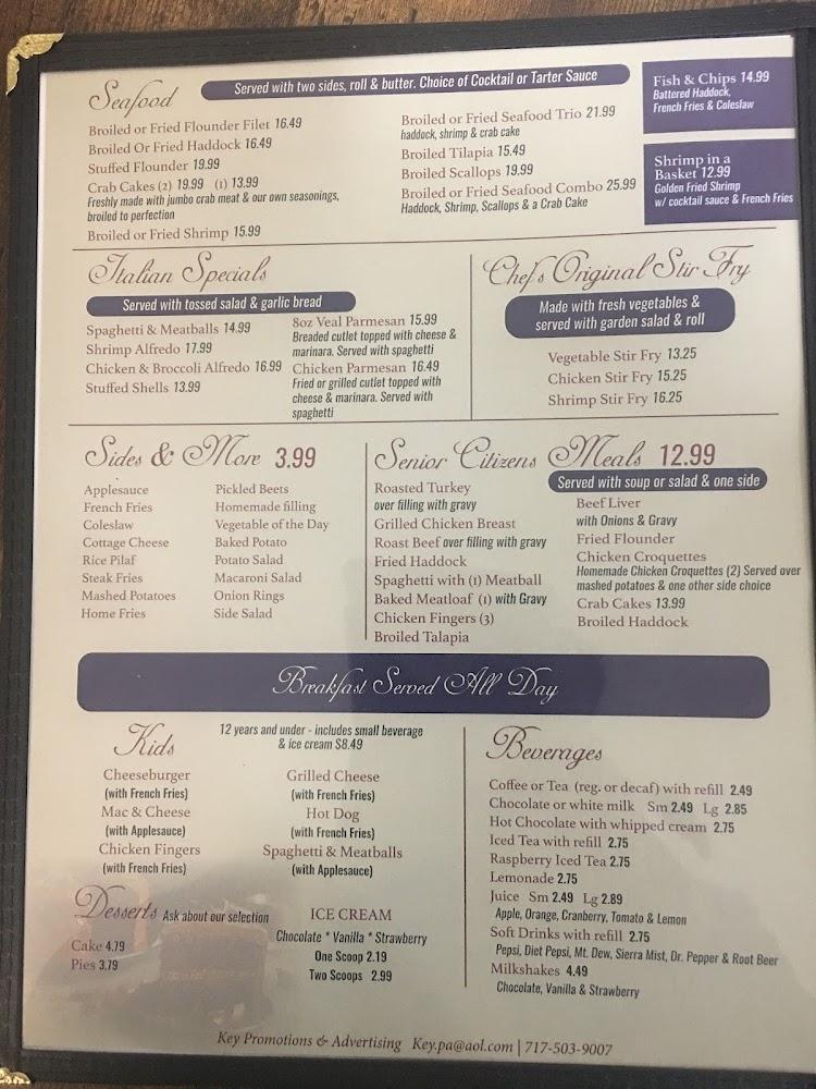New Bloomfield restaurant Menu image 1